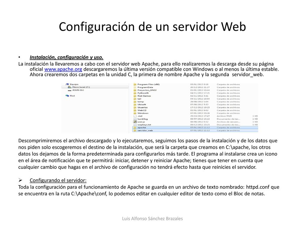 Ud Instalaci N Y Administraci N De Servicios Web Ppt Descargar